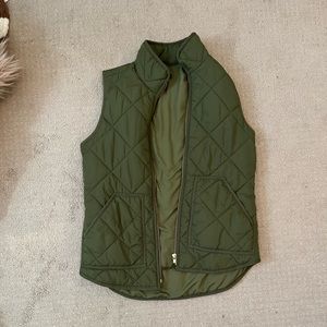 Green J.Crew Vest